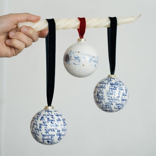 The set of 3 Christmas ornaments "Yerevan" edition